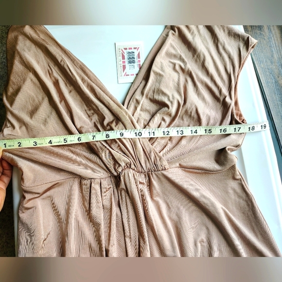 Tiffany Rose Maternity Francesca Dress Elegant Blush French Jersey, size12-14,L. - Picture 14 of 17